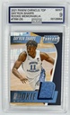 Day’Ron Sharpe – Rookie Memorabilia - Panini Chronicles – Threads Draft Picks -  #TRM-DS - AGS 9