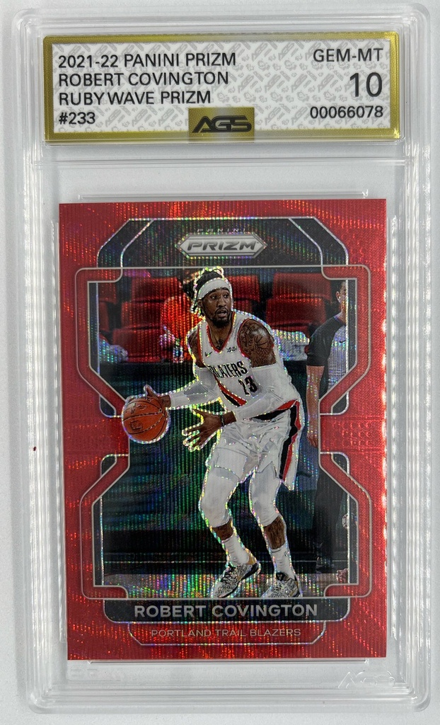 Robert Covington – Ruby Wave Prizm - Panini Prizm (NBA) -  #233 - AGS 10