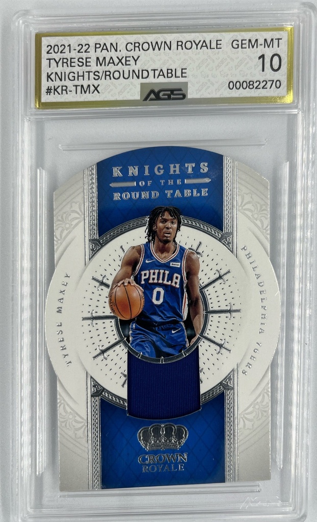 Tyrese Maxey – Knights of the Round Table - Panini Crown Royale (NBA) -  #KR-TMX - AGS 10