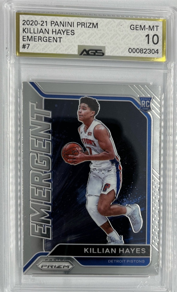 Killian Hayes – Emergent - Panini Prizm -  #7 - AGS 10