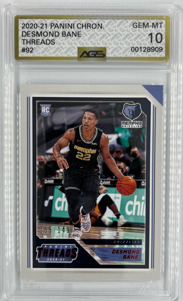 Desmond Bane – Threads - Panini Chronicles -  #92 - AGS 10