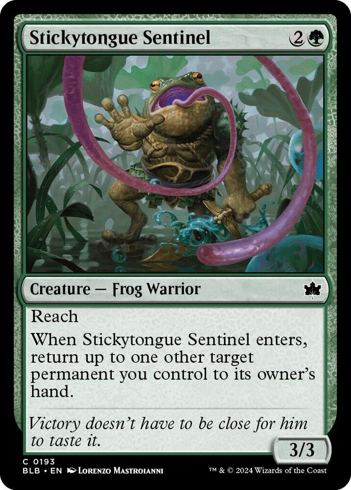Stickytongue Sentinel #193