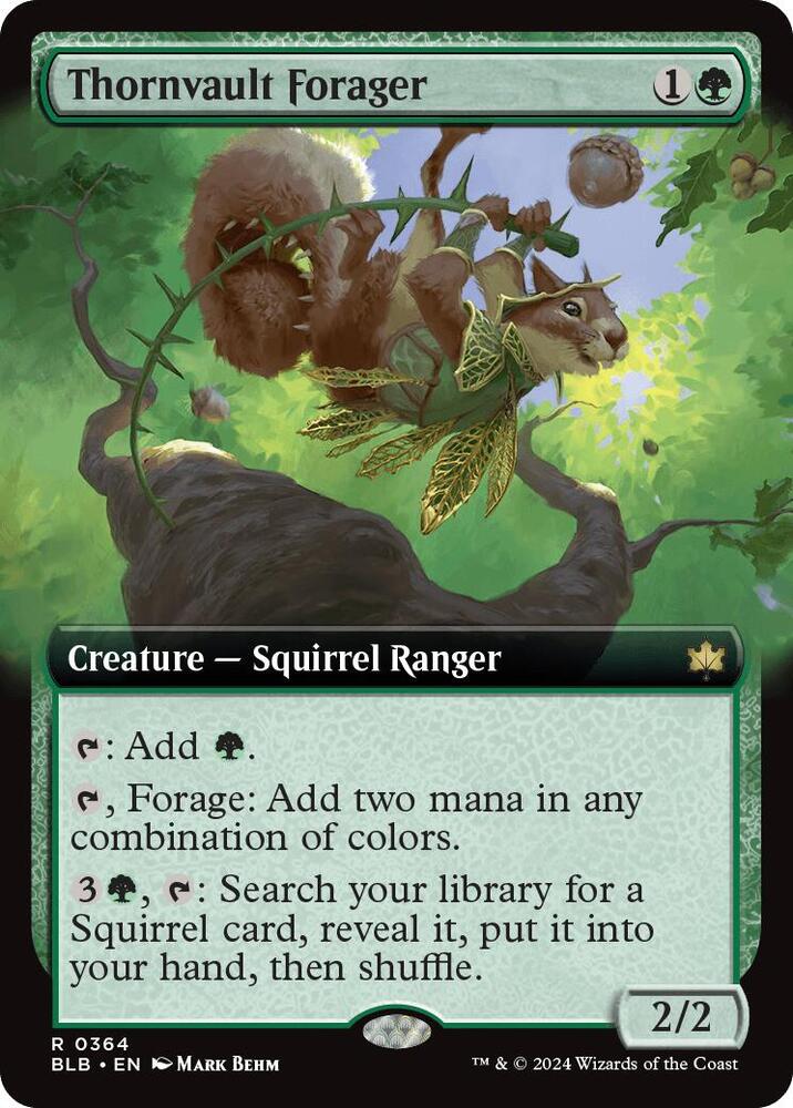 Thornvault Forager (Extended Art) #364