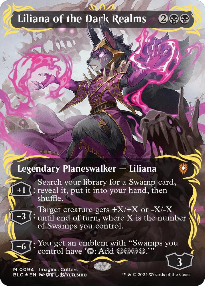 Liliana of the Dark Realms (Raised Foil) #94
