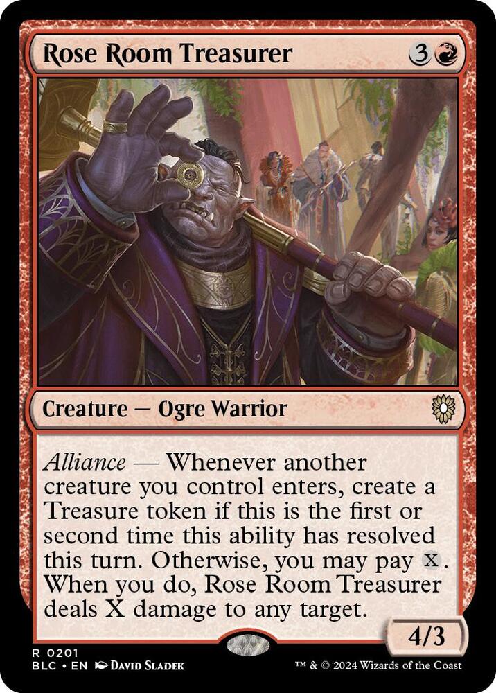 Rose Room Treasurer #201