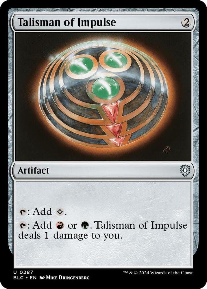 Talisman of Impulse #287