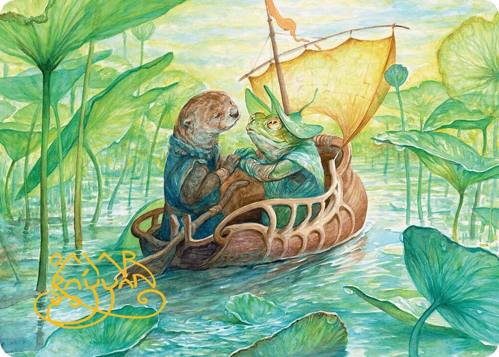 Run Away Together Art Card (Gold-Stamped Signature) #11