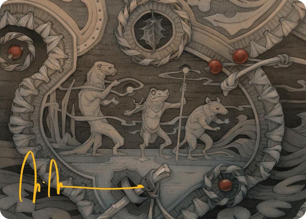 Season of Weaving Art Card (Gold-Stamped Signature) #12