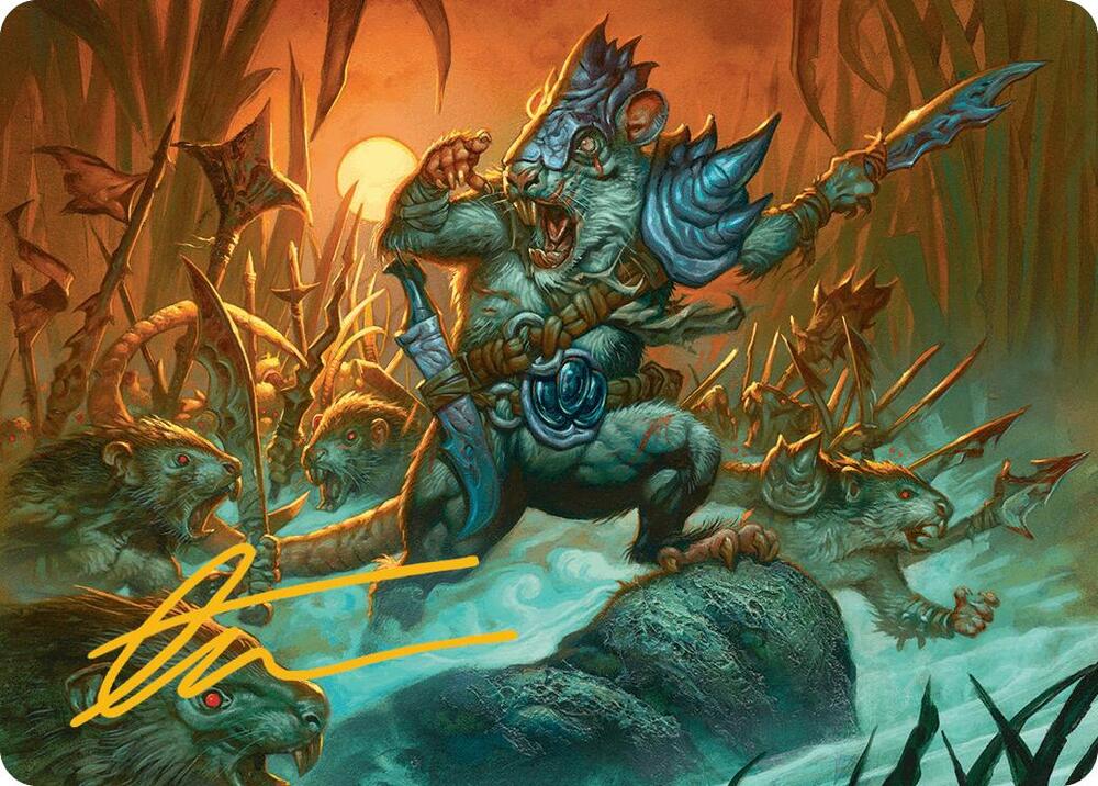 Persistent Marshstalker Art Card (Gold-Stamped Signature) #14