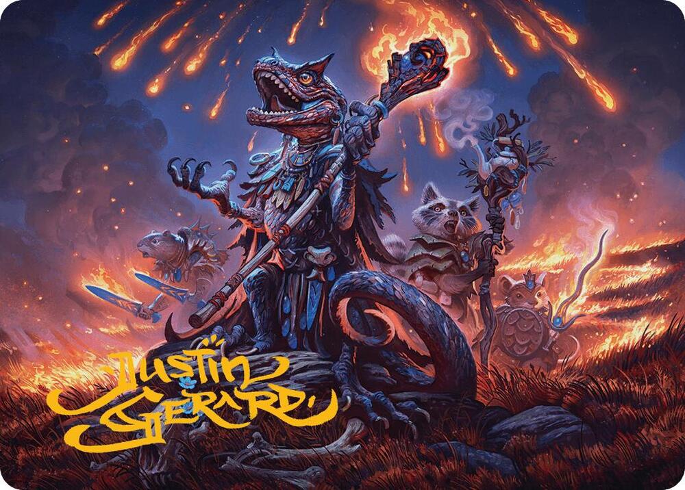 Valley Flamecaller Art Card (Gold-Stamped Signature) #21