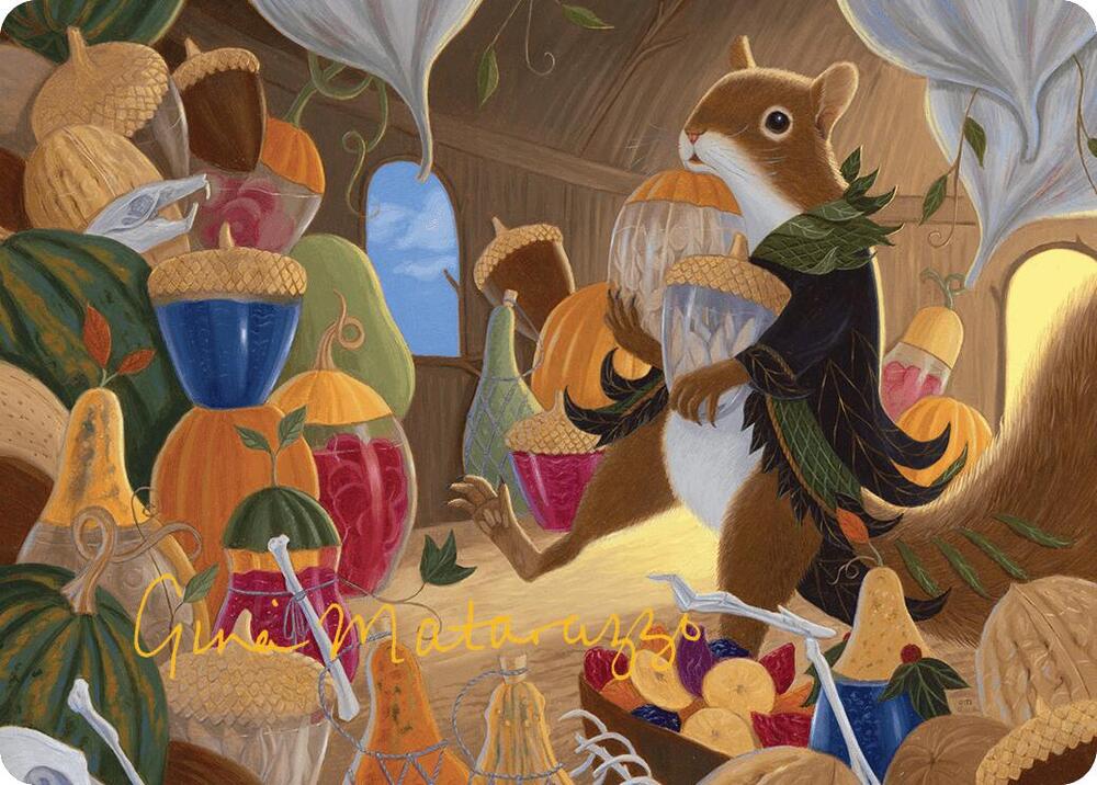 Stocking the Pantry Art Card (Gold-Stamped Signature) #24