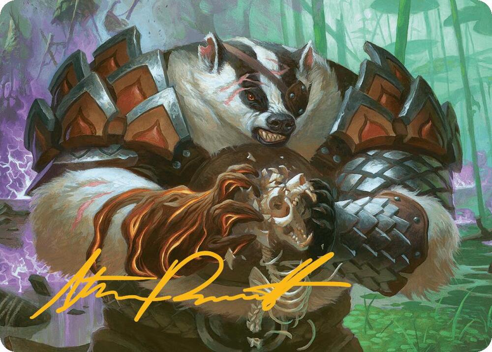 Hugs, Grisly Guardian Art Card (Gold-Stamped Signature) #27