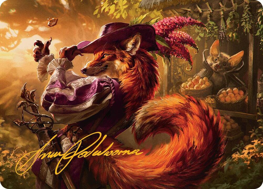 Mr. Foxglove Art Card (Gold-Stamped Signature) #31