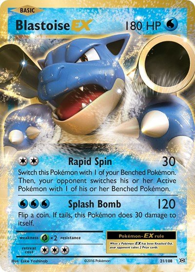 Blastoise EX #21/108