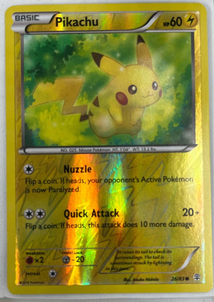 Pikachu #26/83