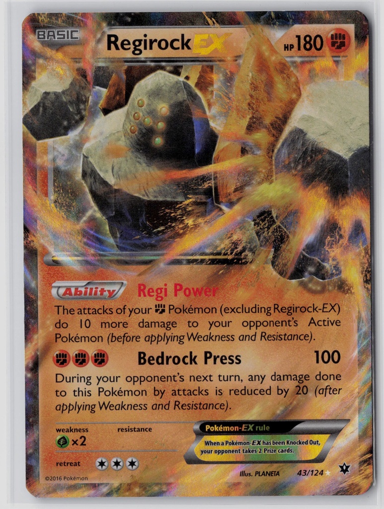 Regirock EX #43/124