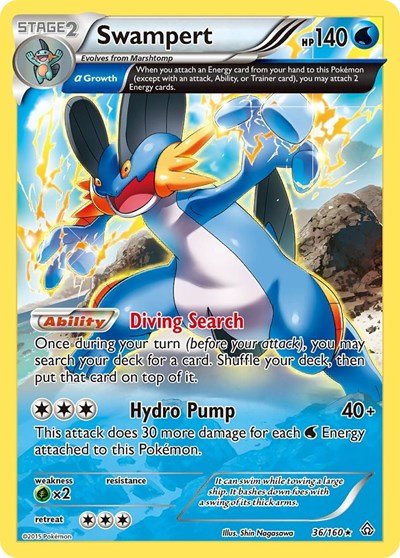 Swampert - Alpha #36/160