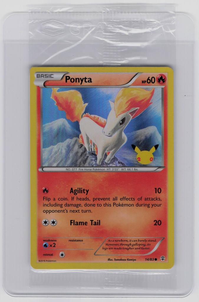 Ponyta (Stamped) #14/83