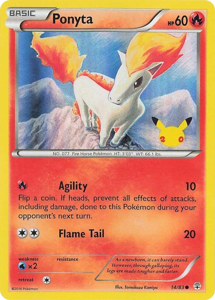 Ponyta (Stamped) #14/83