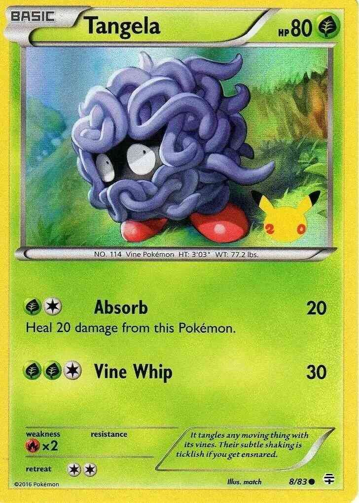 Tangela (Stamped) #8/83