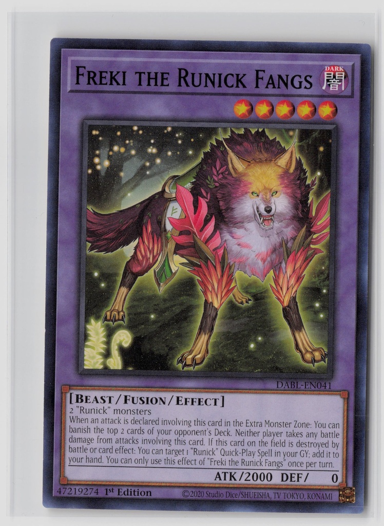 Freki the Runick Fangs #DABL-EN041