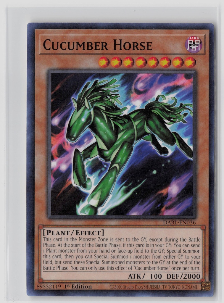 Cucumber Horse #DABL-EN036