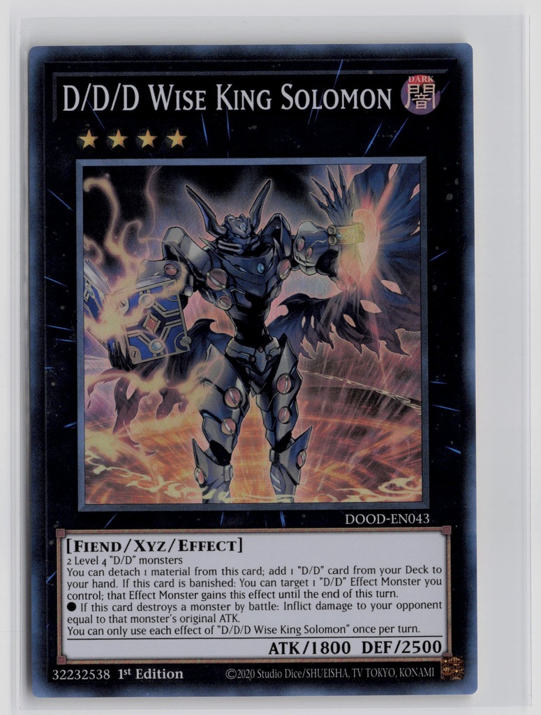 D/D/D Wise King Solomon