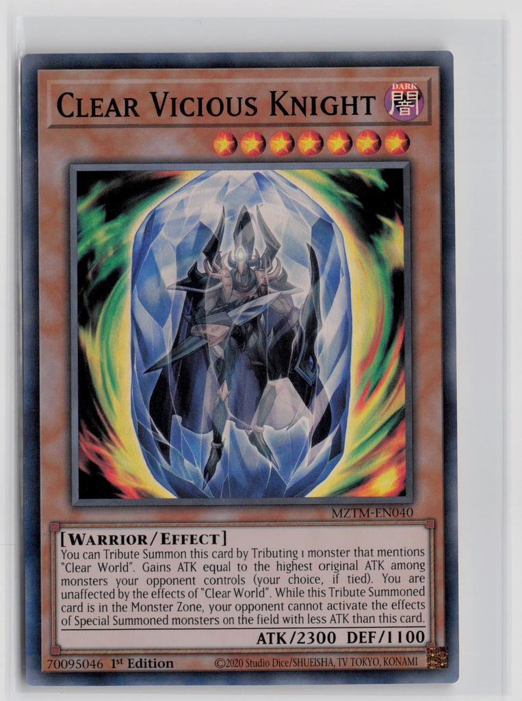 Clear Vicious Knight #MZTM-EN040