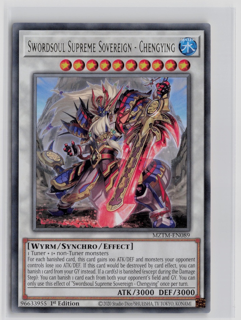 Swordsoul Supreme Sovereign - Chengying #MZTM-EN089