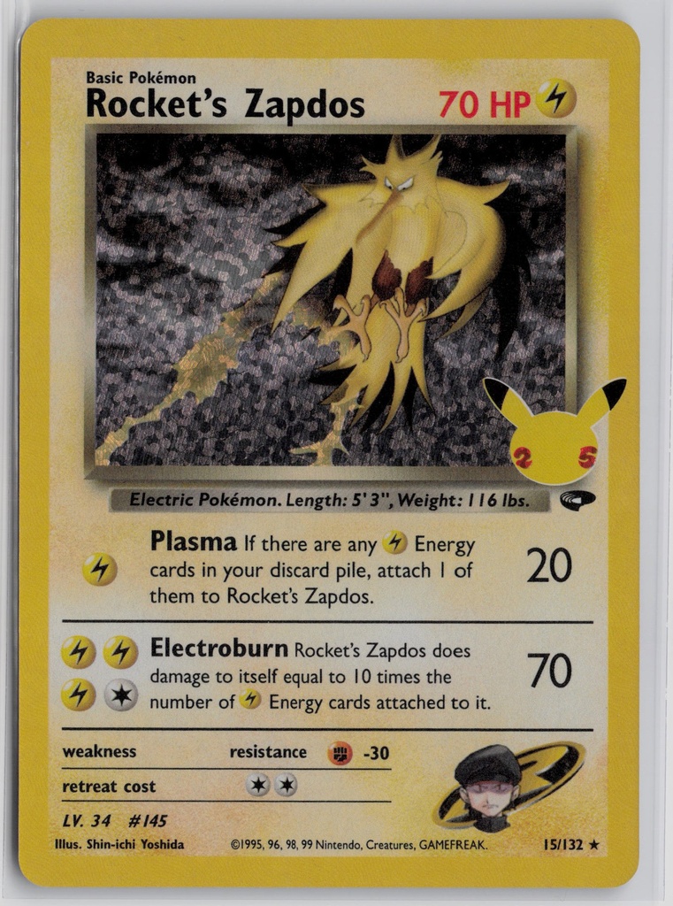 Rocket's Zapdos #15/132