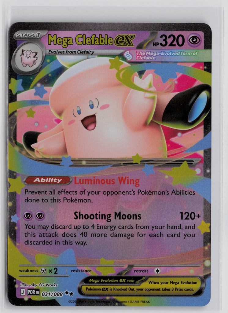 Mega Clefable ex #031/088