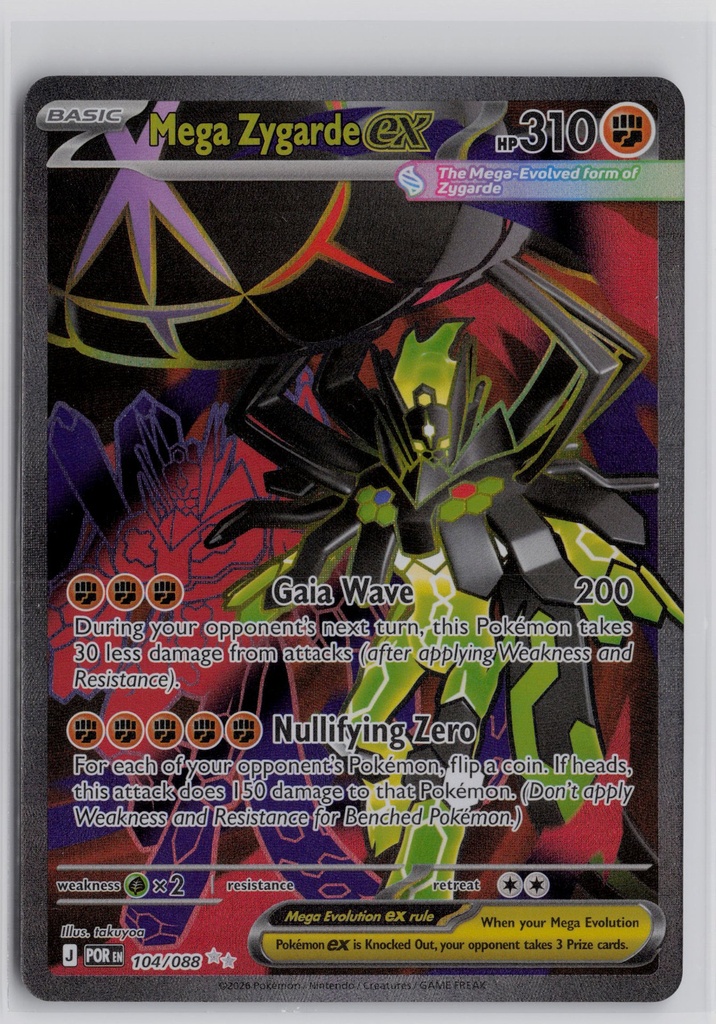 Mega Zygarde ex #104/088