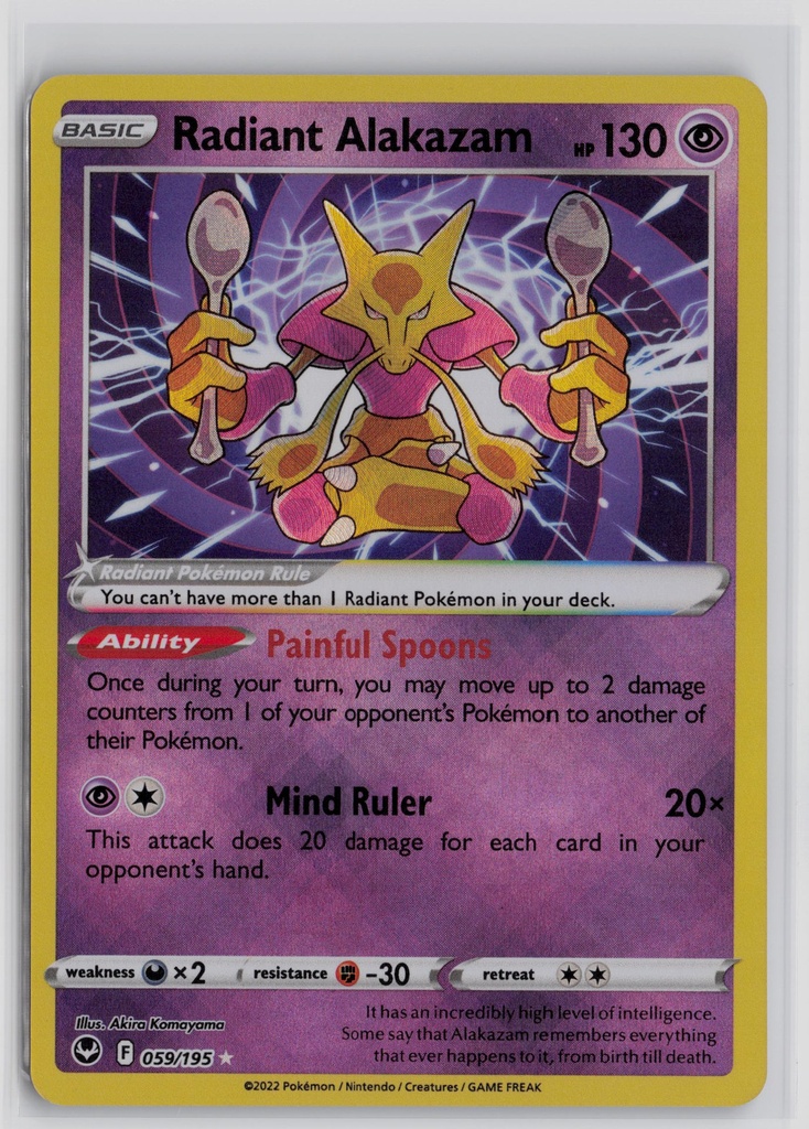 Radiant Alakazam #59/195