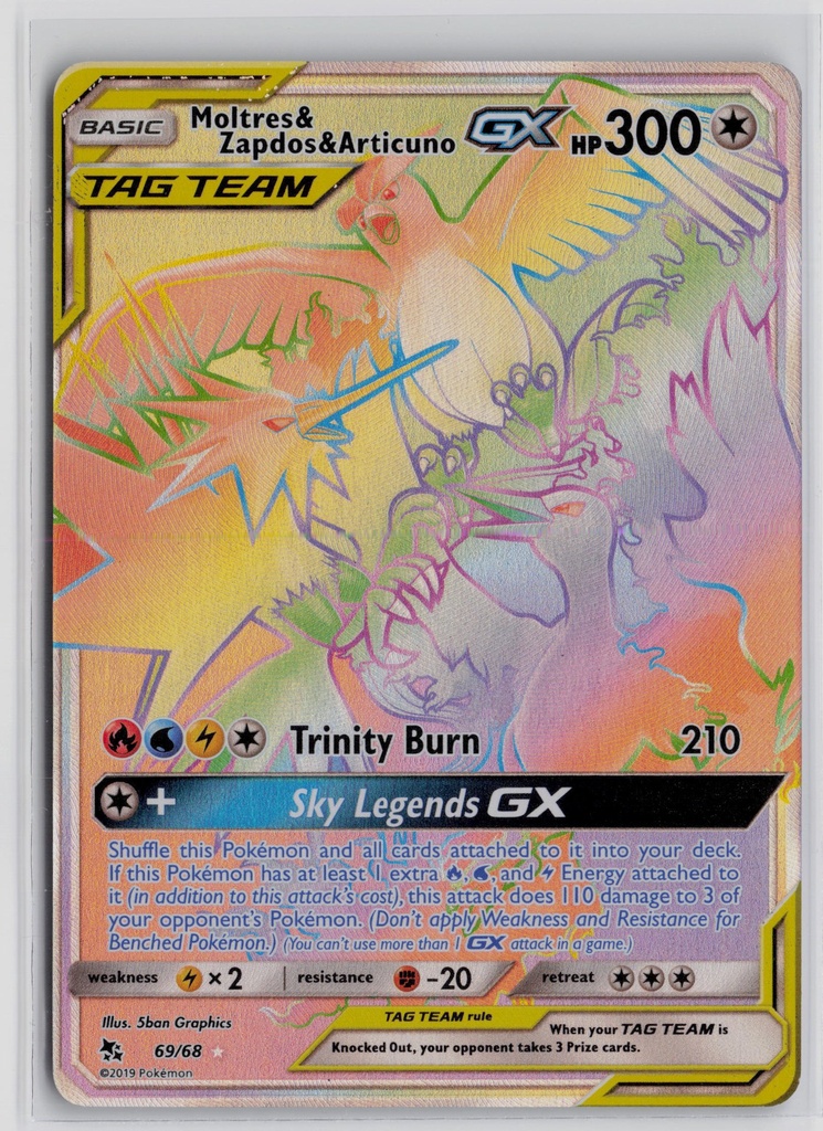 Moltres & Zapdos & Articuno GX #69/68