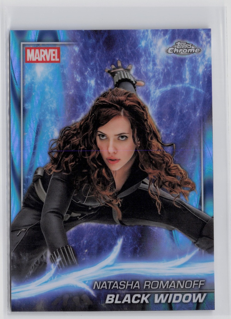 Black Widow – Natasha Romanoff - 2025 Topps Chrome Marvel Studios -  7 - Near Mint