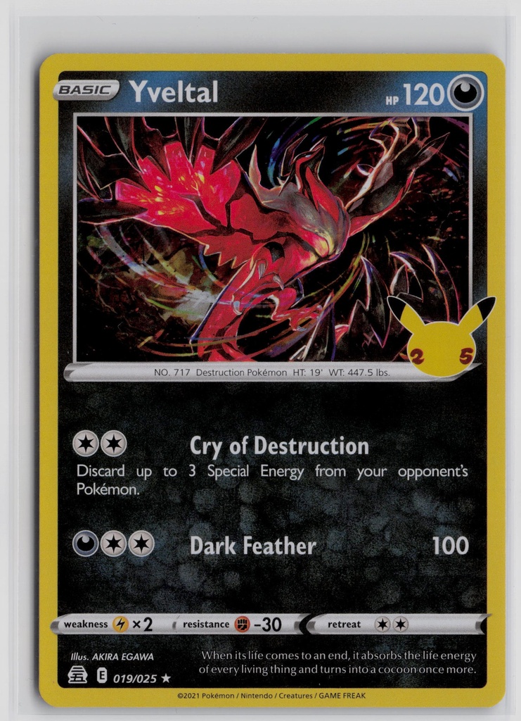 Yveltal #19/25