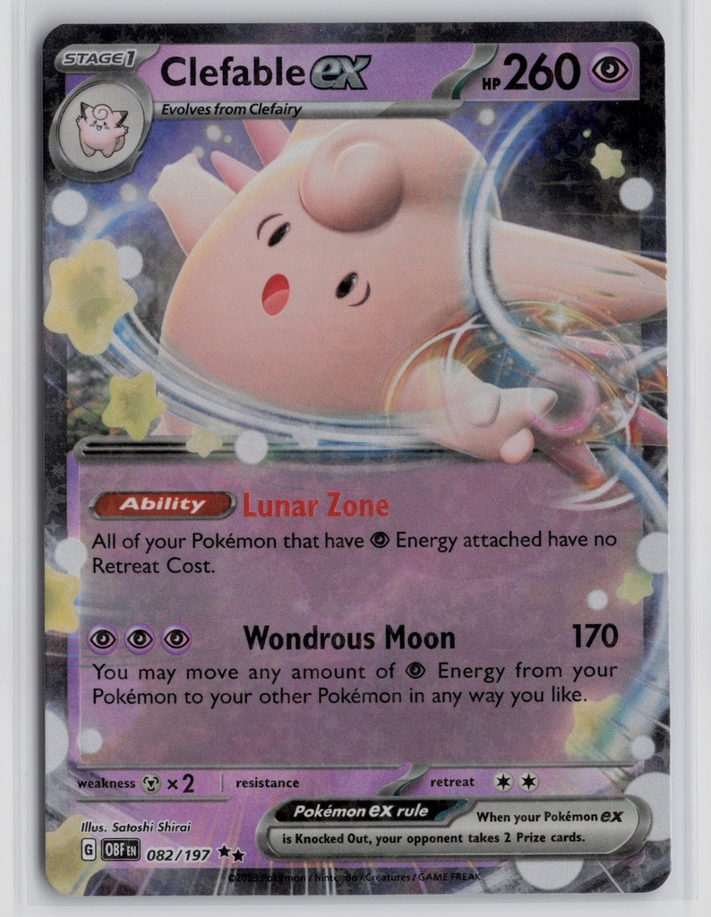 Clefable ex #82/197