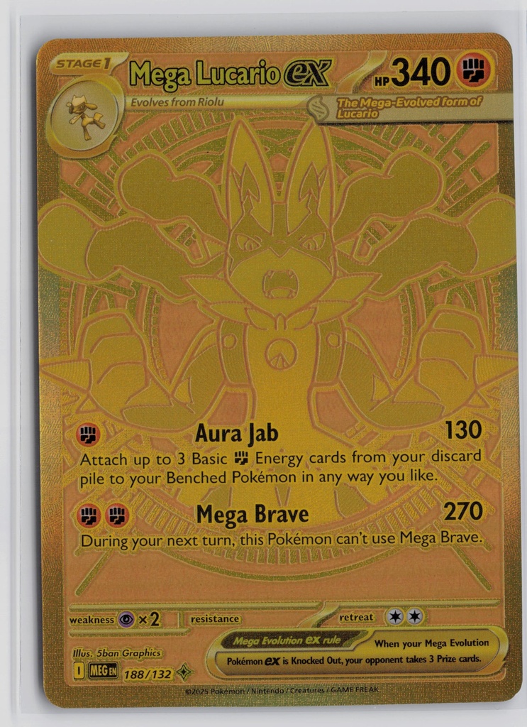 Mega Lucario ex #188/132