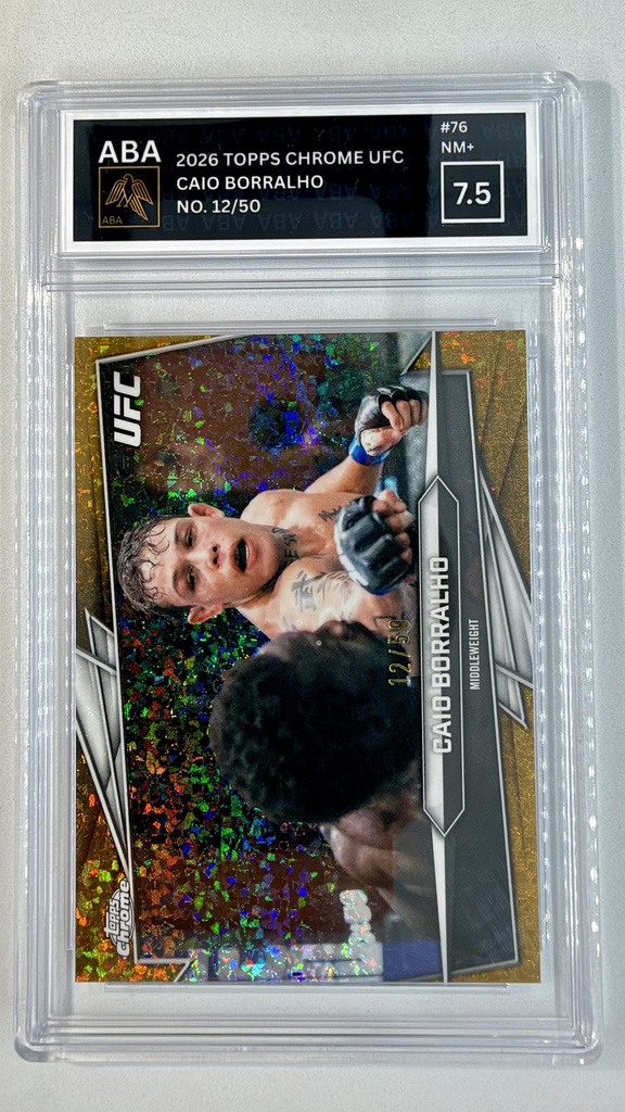 Topps - 2026 Topps Chrome UFC-Caio Borralho - #76 - ABA 7.5