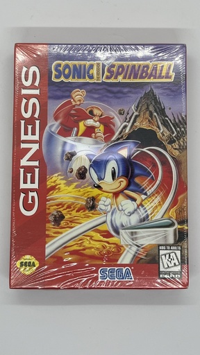 Sonic! Spinball - Sega Genesis - Sealed