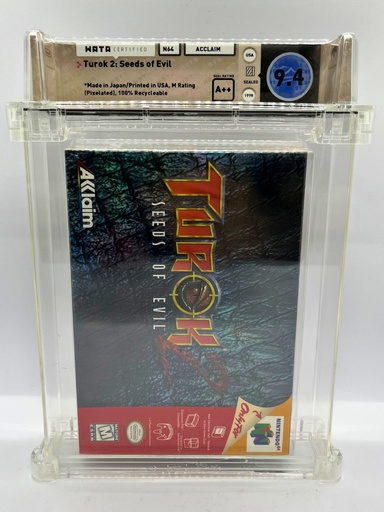 Turok 2: Seeds of Evil - Nintendo 64 - WATA 9.4