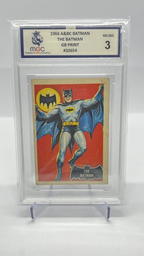 The Batman #1 - 1966 A&BC BATMAN - GB Print - MGC Grade 3