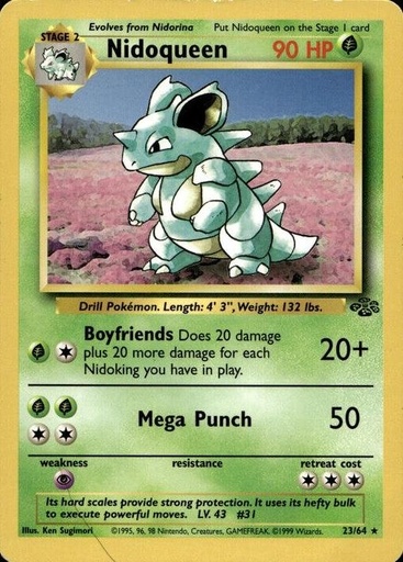 [J(-N#6-7408] Nidoqueen #23/64