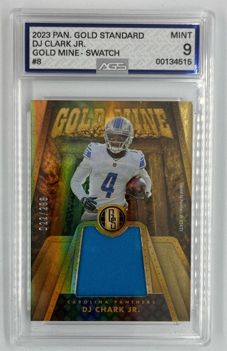 [SC-DCJPGS#A9-5022] DJ Chark Jr. - Panini Gold Standard -  #8 - AGS 9