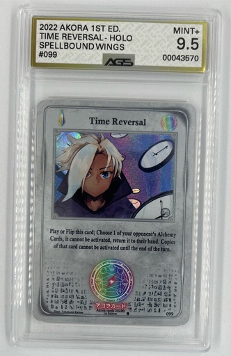 [OT-TRAT–SW#A9-2802] Time Reversal - Akora TCG – Spellbound Wings -  #099 - AGS 9.5