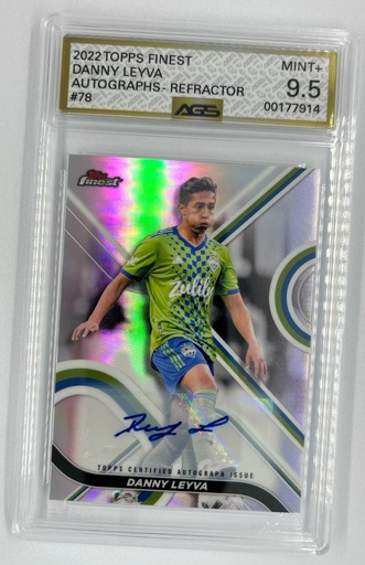 [SC-DL–ARTF#A9-6428] Danny Leyva – Autographs Refractor - Topps Finest -  #78 - AGS 9.5