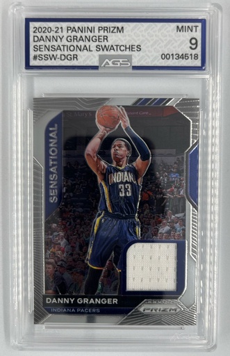 [SC-DG–SSPP(#DA9-4679] Danny Granger – Sensational Swatches - Panini Prizm (NBA) -  #SSW-DGR - AGS 9