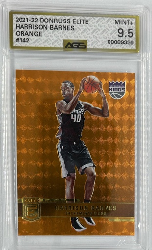 [SC-HB–ODE(#A9-6593] Harrison Barnes – Orange - Donruss Elite (NBA) -  #142 - AGS 9.5