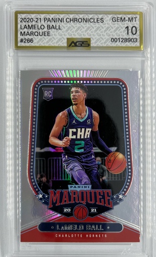 [SC-LB–MPC#A1-8109] LaMelo Ball – Marquee - Panini Chronicles -  #266 - AGS 10