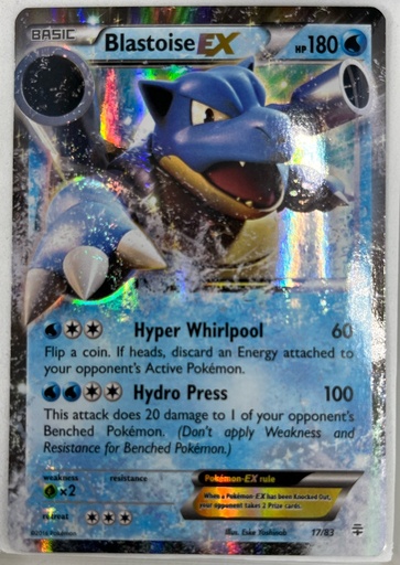 [G-BE#8-5365] Blastoise EX #17/83